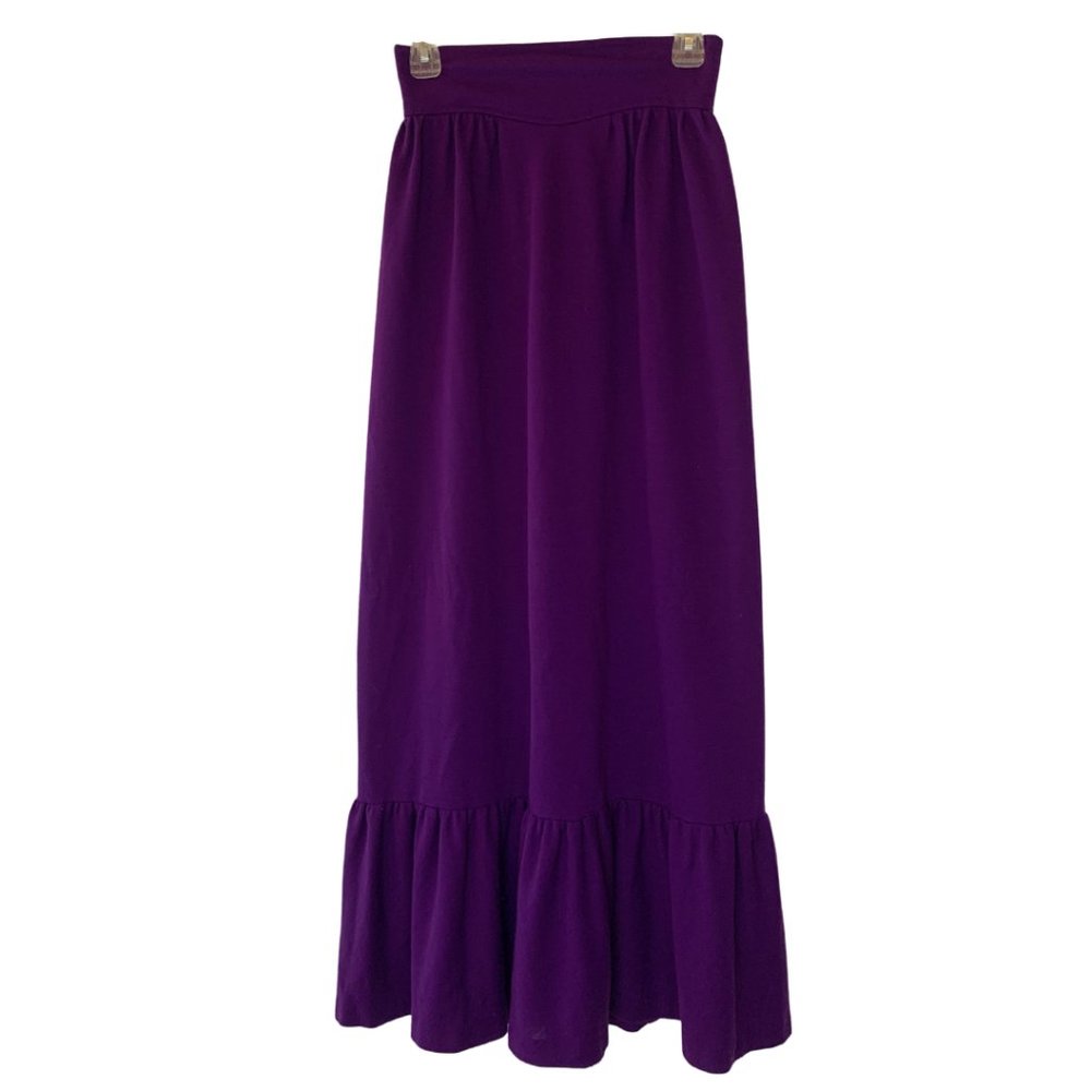 Vintage Purple Maxi Skirt